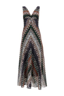 Robe Missoni Taille 44 IT / 40 FR - Laine Mélangée Noire, Occasion Très Bon état