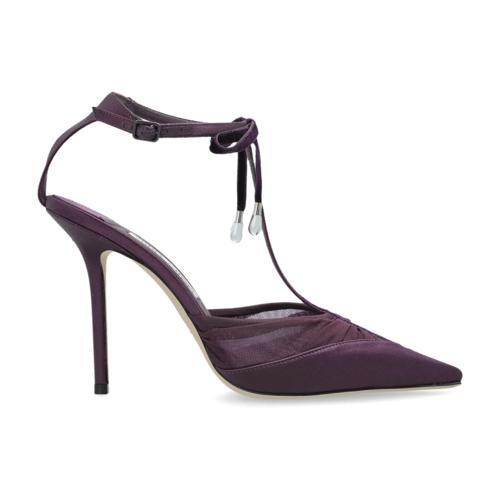 Jimmy Choo Women's Purple Pumps, 4 Uk, Afia Mesh 100