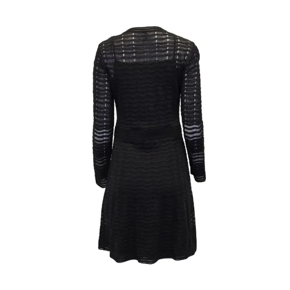 Missoni Pre-owned Cotton dresses Black Dames
