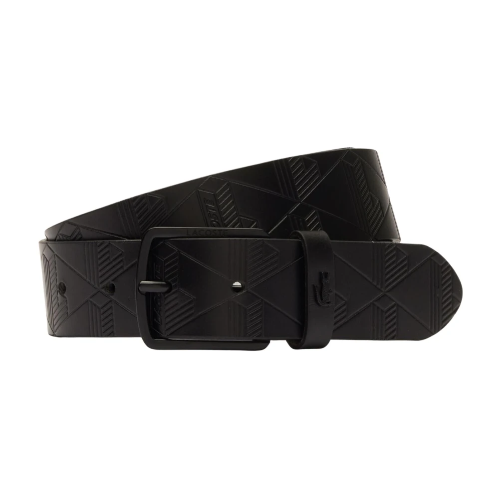 Lacoste Core Collection Heren Riem Zwart Black Heren