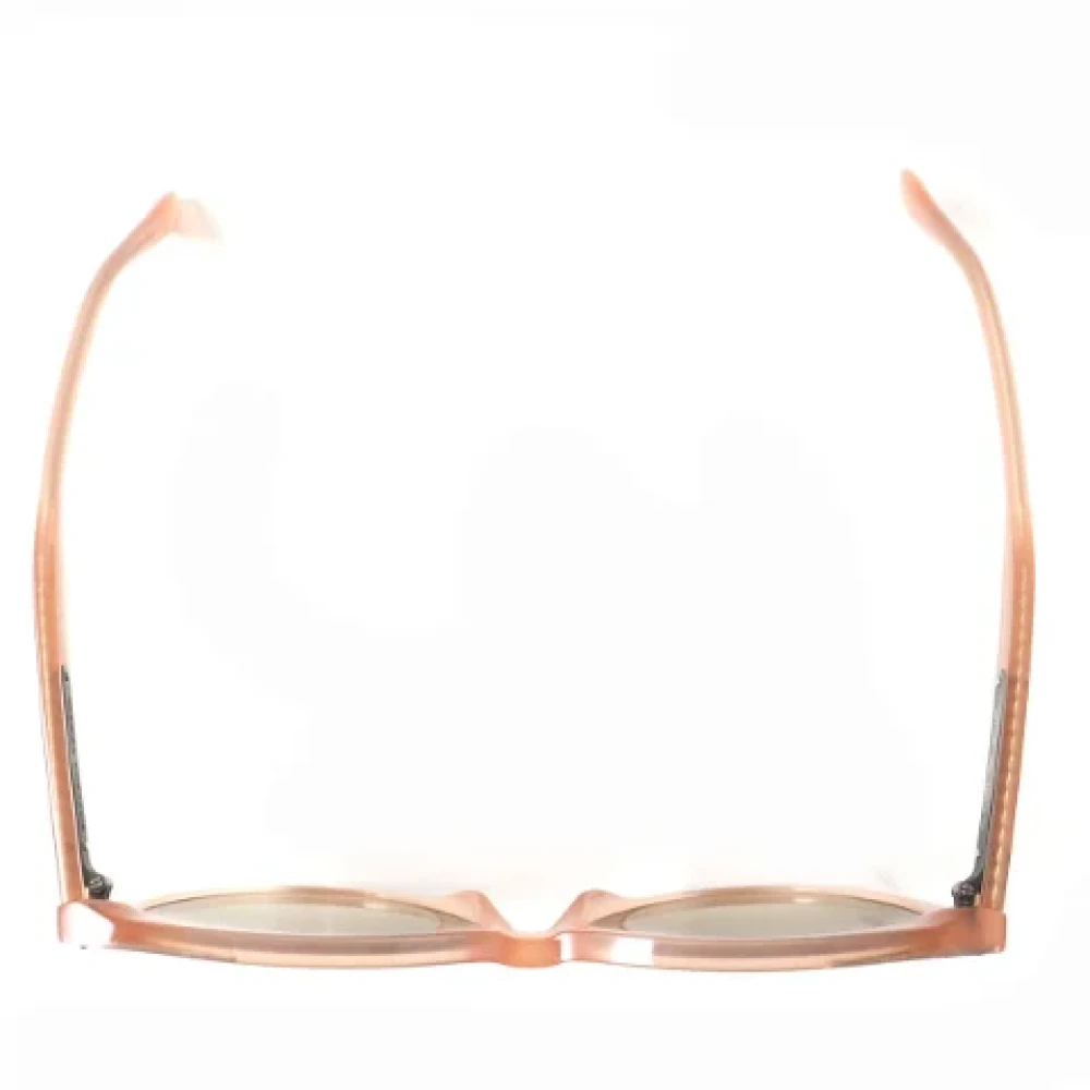 Bottega Veneta Vintage Pre-owned Leather sunglasses Pink Dames