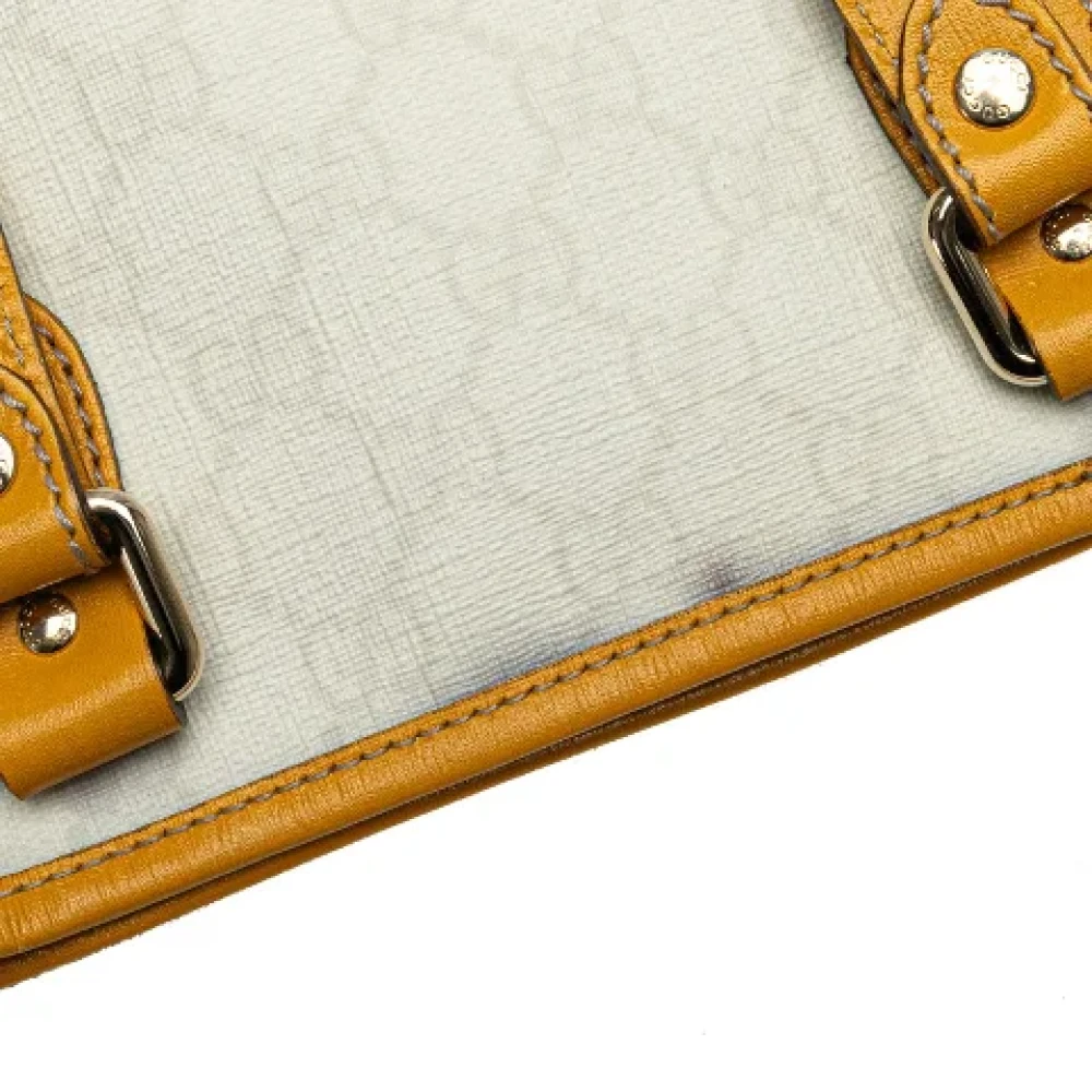 Gucci Vintage Pre-owned Canvas gucci-bags White Dames
