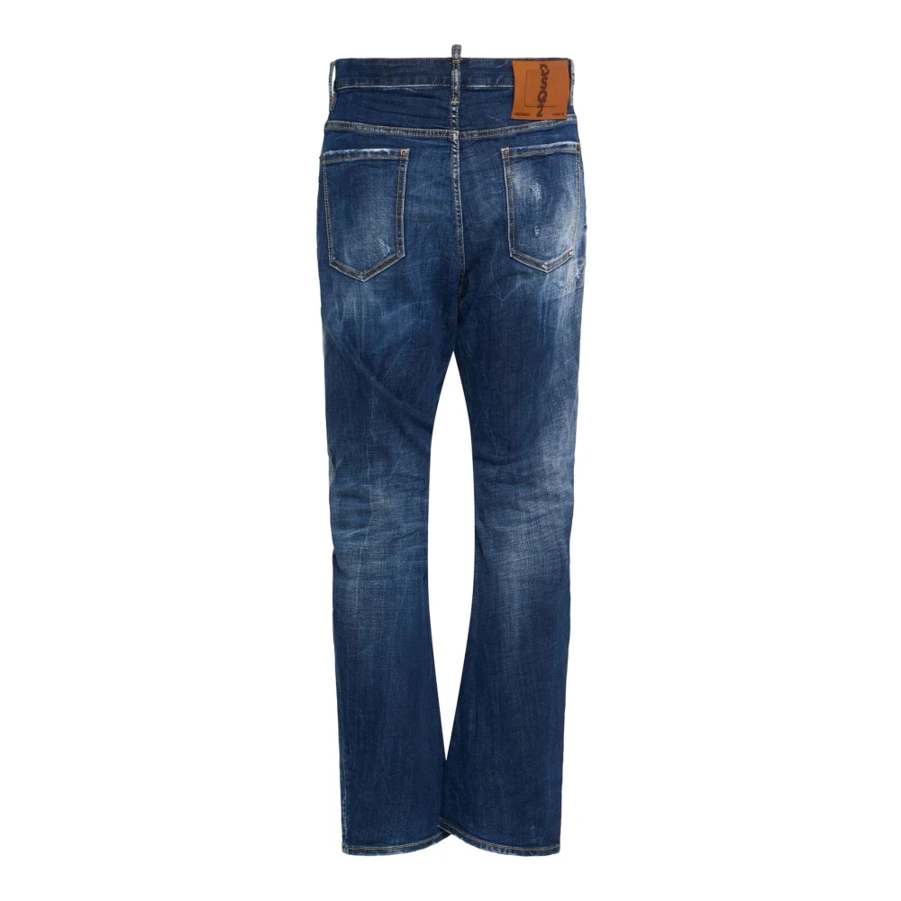 Dsquared2 Cool Guy Blauw Distressed Denim Jeans Blue Heren
