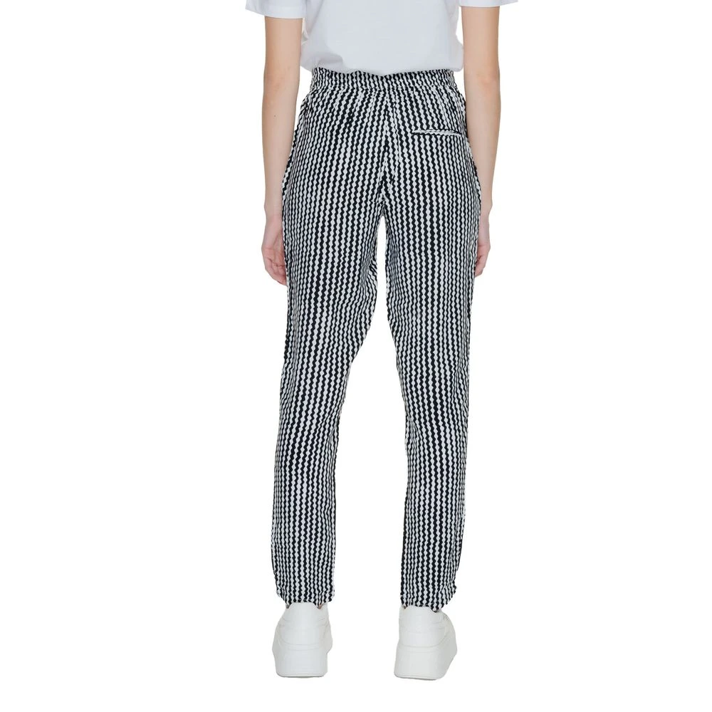 Only Zwarte Viscose Jeans & Broek Multicolor Dames