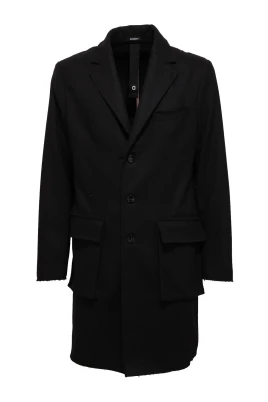 Cappotto Taglio Vivo Interno Sfoderato
