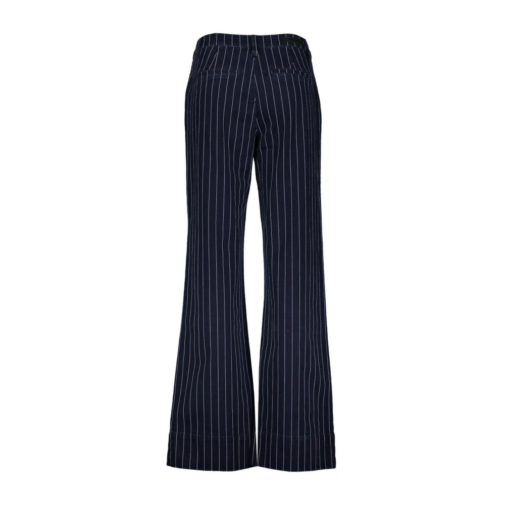 Geisha Flair Pinstripe Jeans Blue Dames