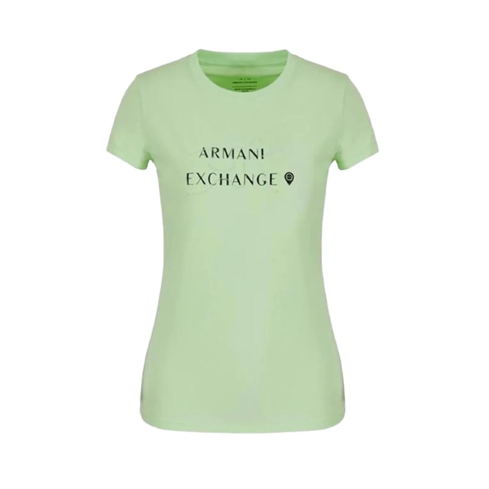 Armani Exchange Basis T-shirt Green Dames