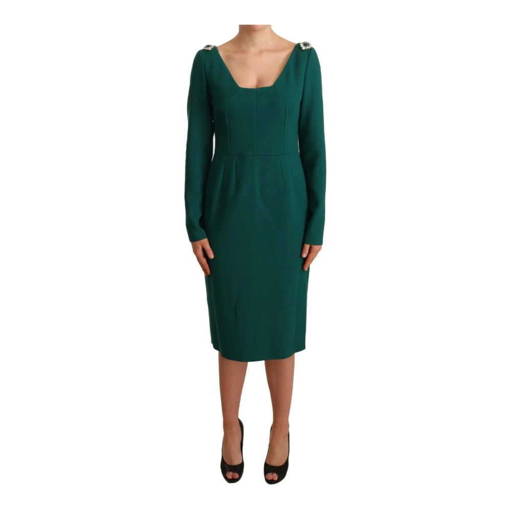 Dolce & Gabbana Women's Green Aline Dress