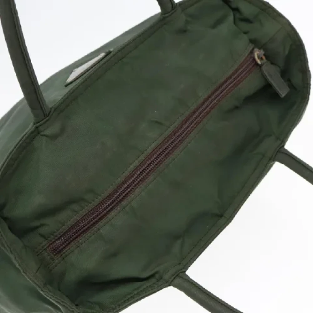 Prada Vintage Pre-owned Nylon totes Brown Dames