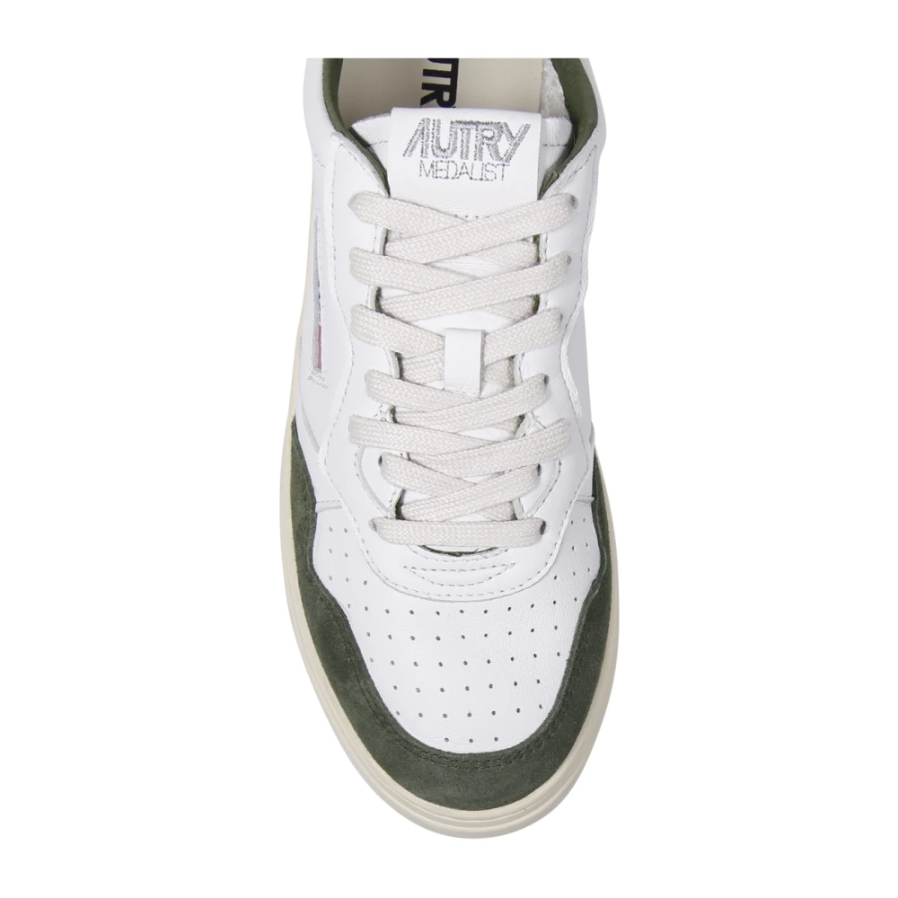 Autry Lage Medalist Sneaker in Zwart Multicolor Heren