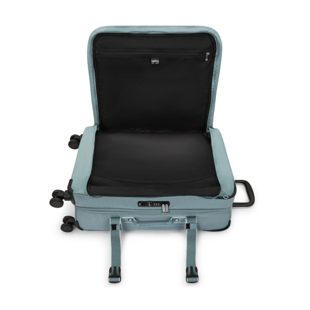 Kipling Spontane Trolley met 4 Wielen Green Unisex
