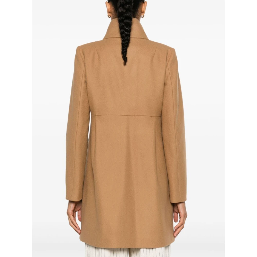 Fay Elegante Romantische Jas Brown Dames