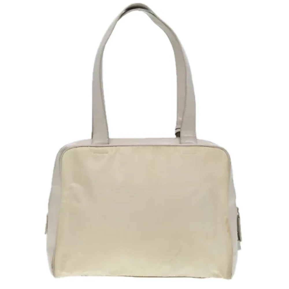 Prada Vintage Pre-owned Nylon totes Beige Dames