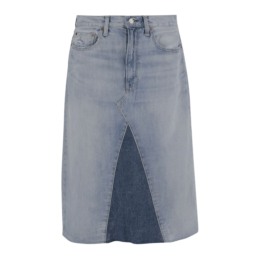 Polo Ralph Lauren Women's Blue Denim Skirts For