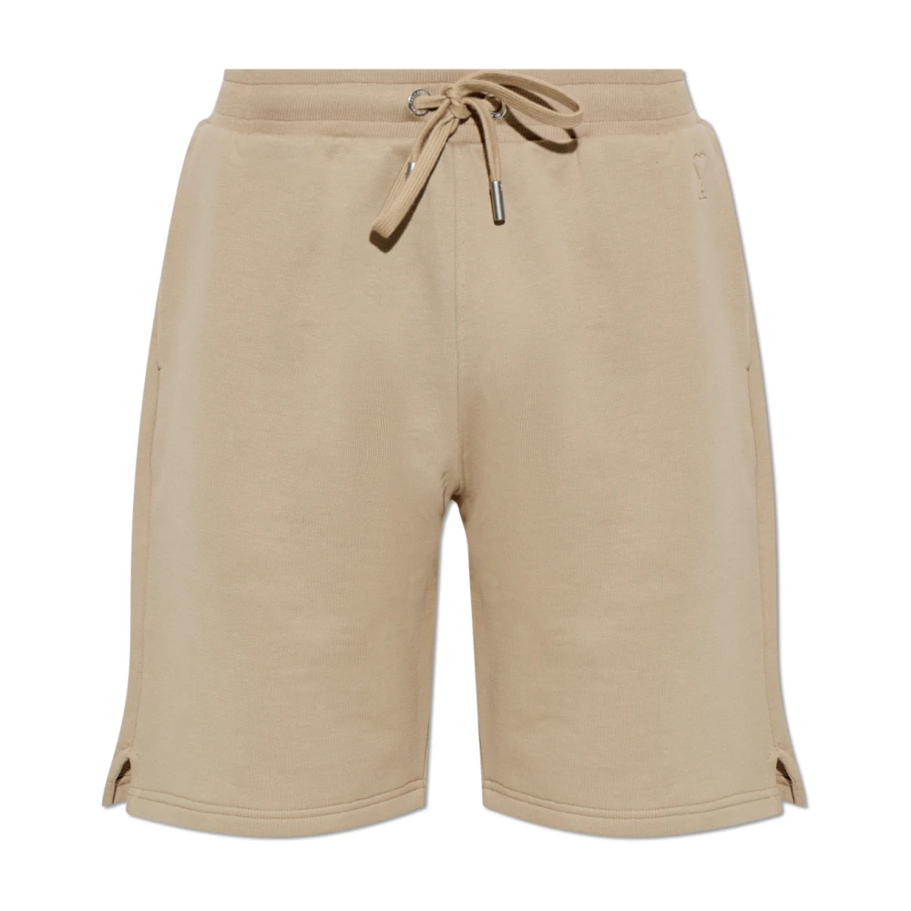 Ami Paris Uomo Beige Pantaloncini, Xs, New,
