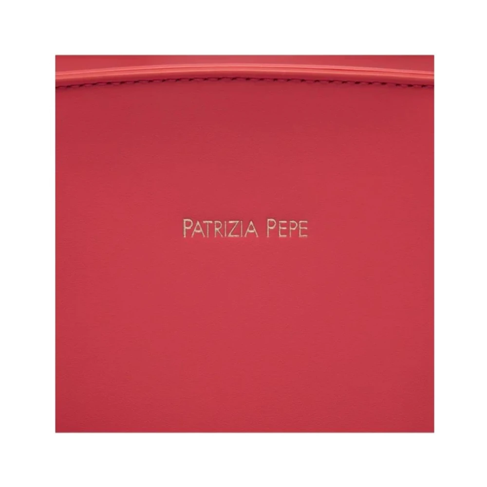 PATRIZIA PEPE Leren Dameshandtas Model 8B0175L095 Pink Dames