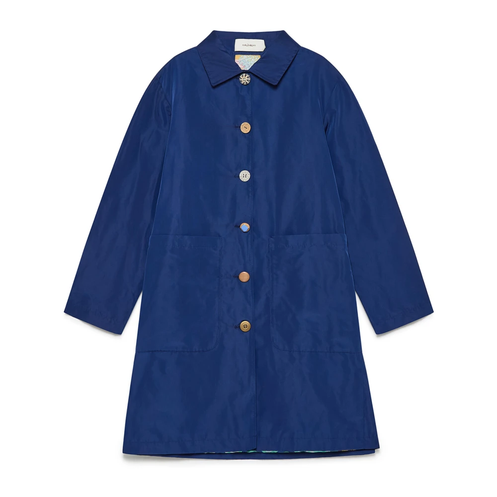 Coats > Single-Breasted Coats - - Maliparmi - Modalova
