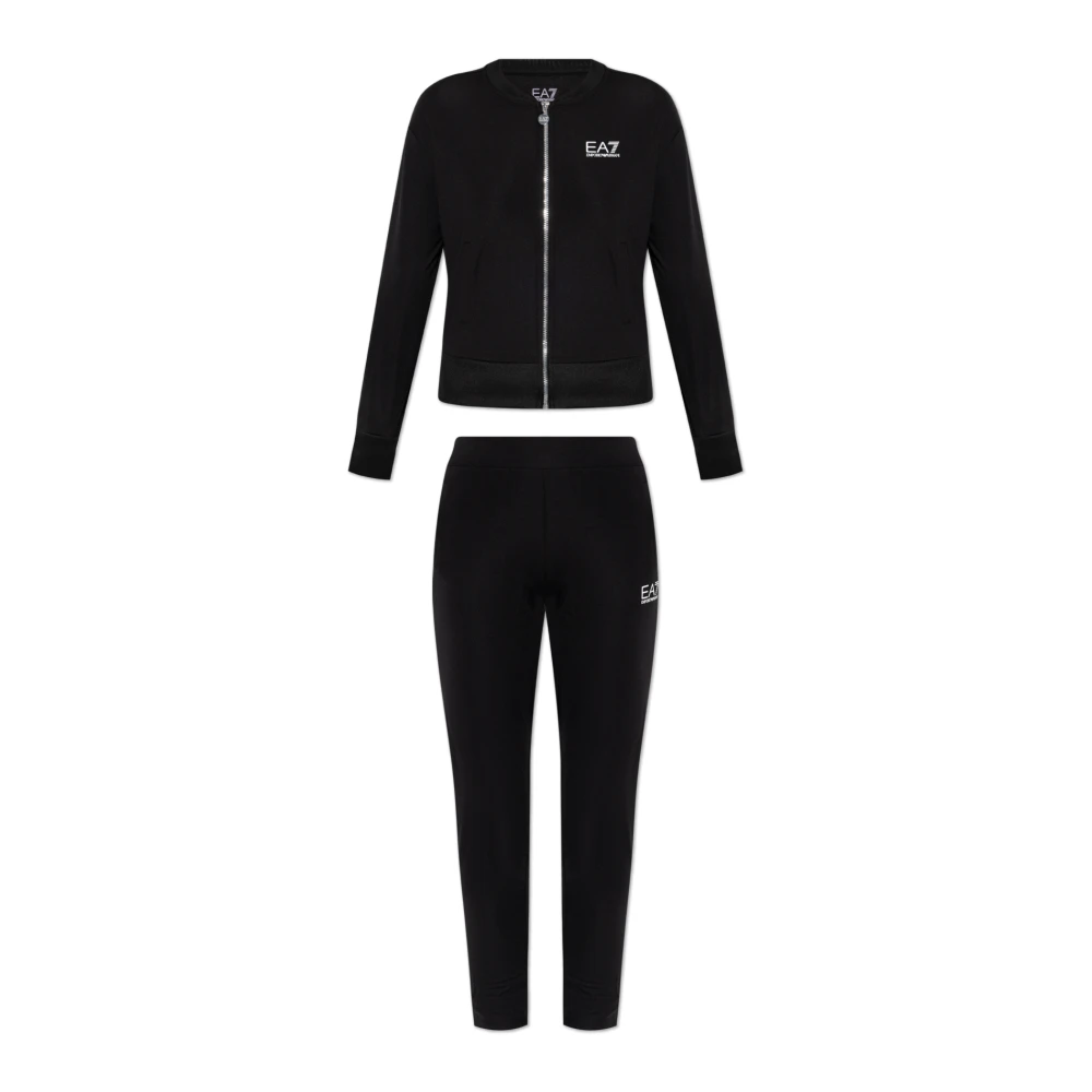 Emporio Armani EA7 Set: broek en trui Black Dames