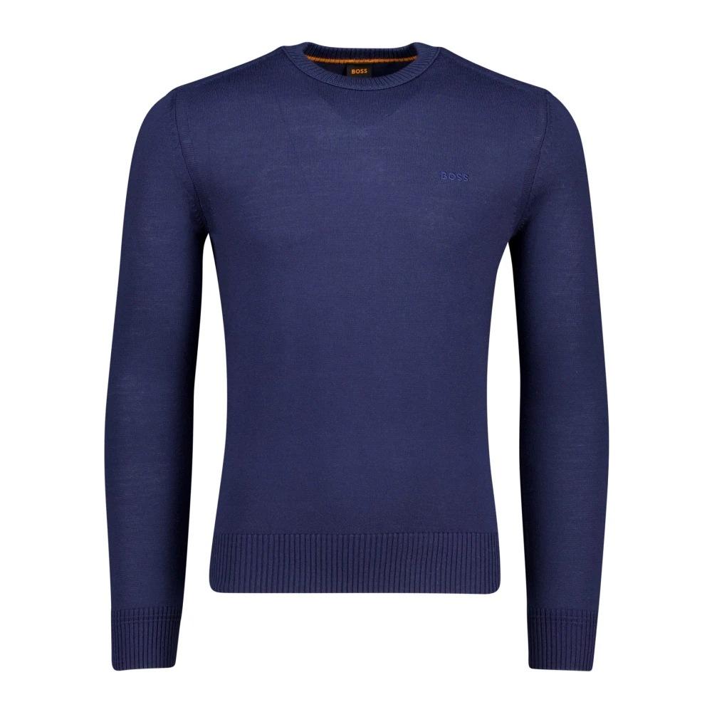 Hugo Boss Donkerblauwe Trui Stijlvol Ontwerp Blue Heren