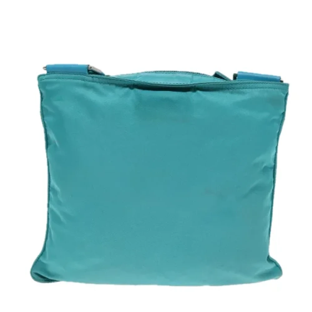 Prada Vintage Pre-owned Fabric prada-bags Blue Dames
