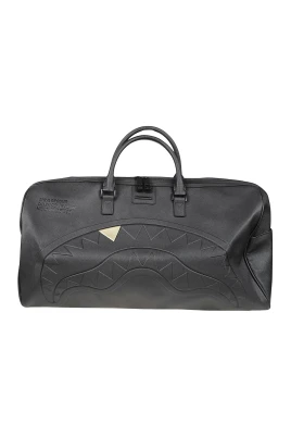 Blacked Out Embossed Gold Tooth Duffle