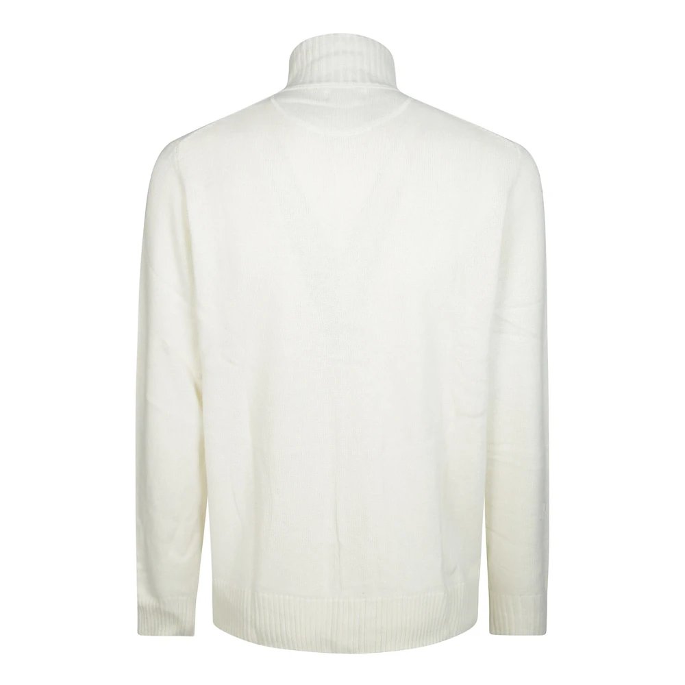 Sun68 Solide Warme Vest met Knopen White Heren