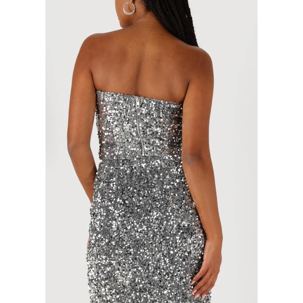 Notre-v Paillet Zilveren Top voor Feestelijke Gelegenheden Gray Dames