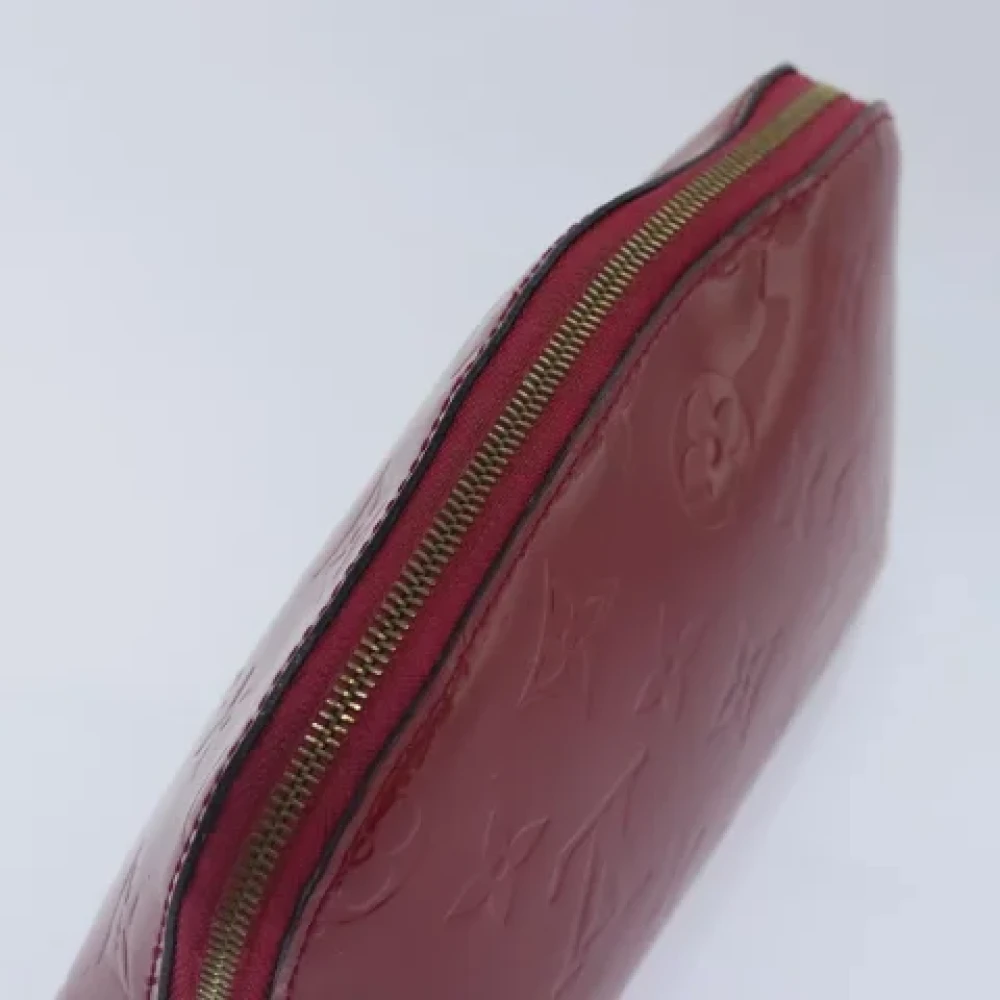 Louis Vuitton Vintage Pre-owned Leather pouches Red Dames