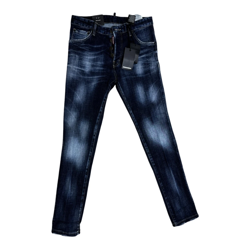 Dsquared2 Stijlvolle Jeans voor Mannen Blue Heren