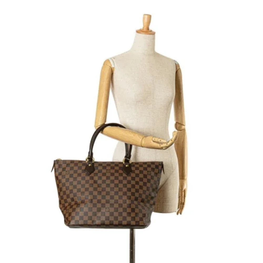 Louis Vuitton Vintage Pre-owned Plastic shoulder-bags Brown Dames