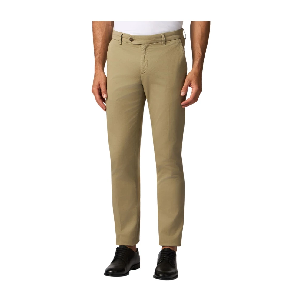 Brooks Brothers Homme Vert - Chino En Gabardine De Coton Stretch Coupe Régulière - Pantalons - Taille: W31