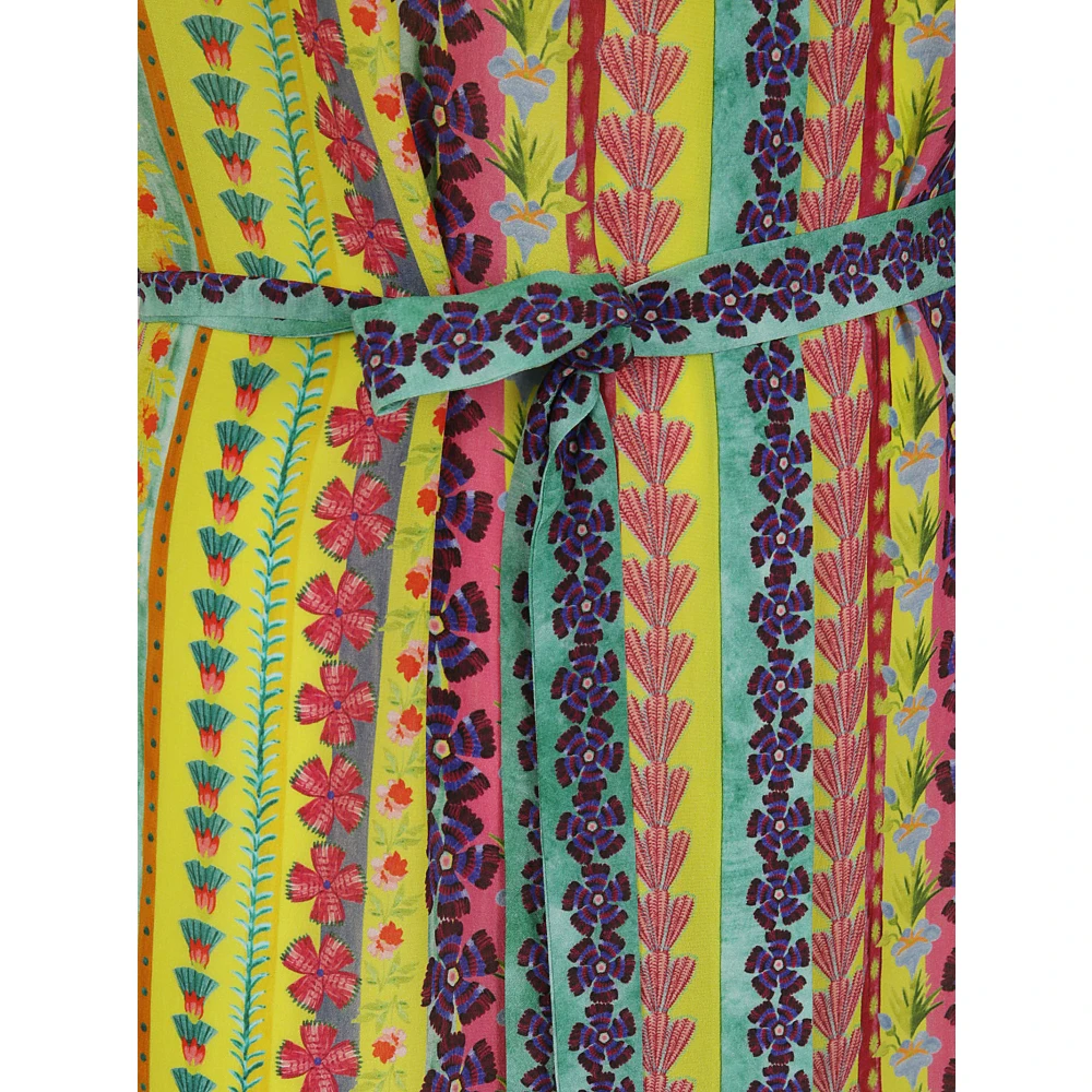 Saloni Zijden Jurken Multicolor Dames