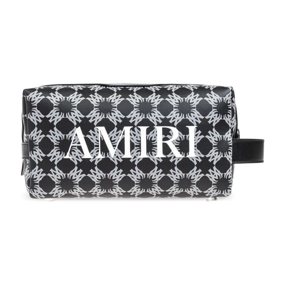 Amiri Monogram toilettas Black Heren