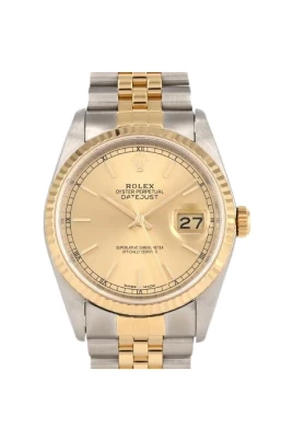 Pre-owned Datejust 16233 Rostfritt stål x Gult guld Automatisk