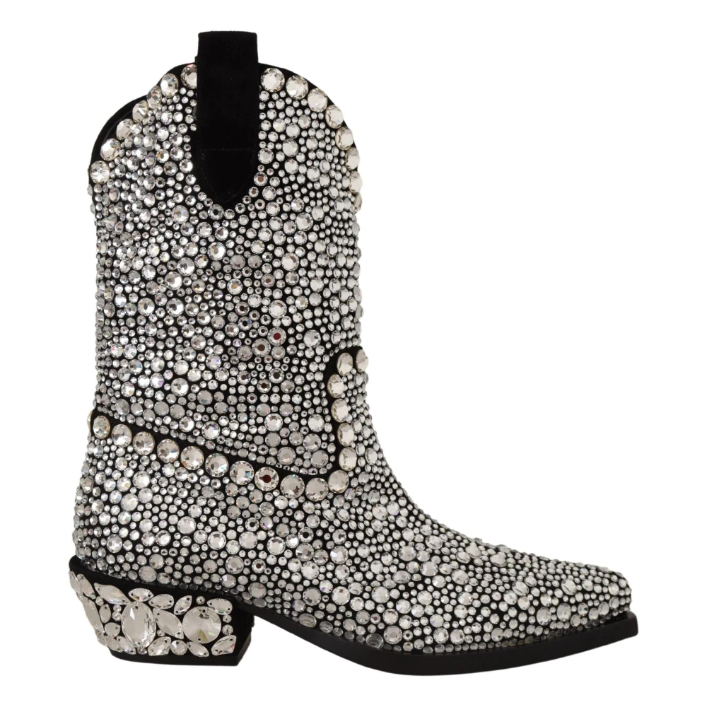 Dolce & Gabbana Women's Black Comfortable And Stylish `S Boots - Cowboy & Biker Boots - 2 Uk - Shoes