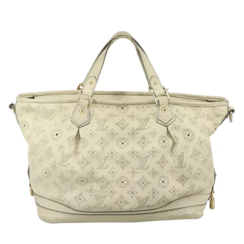 Louis Vuitton Vintage Pre-owned Leather louis-vuitton-bags Beige Dames