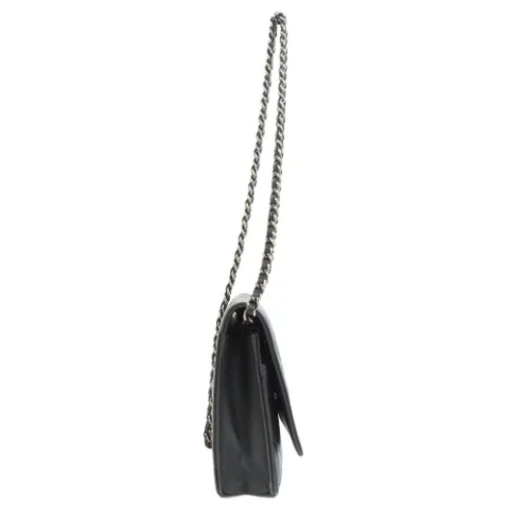 Chanel Vintage Pre-owned Leather chanel-bags Black Dames