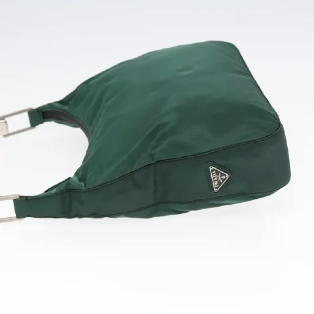 Prada Vintage Pre-owned Fabric prada-bags Green Dames