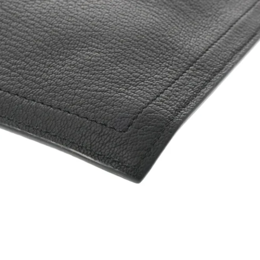 Givenchy Pre-owned Leather clutches Black Heren