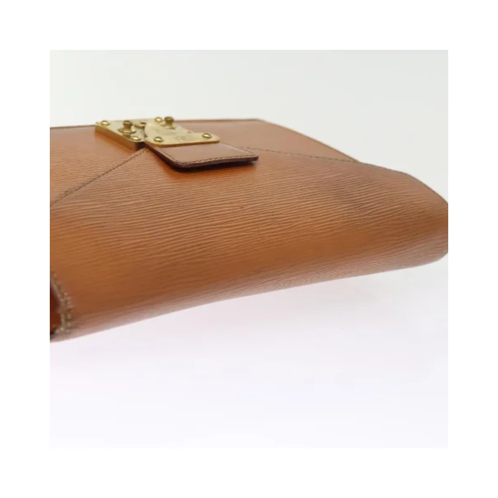 Louis Vuitton Vintage Pre-owned Leather handbags Brown Dames