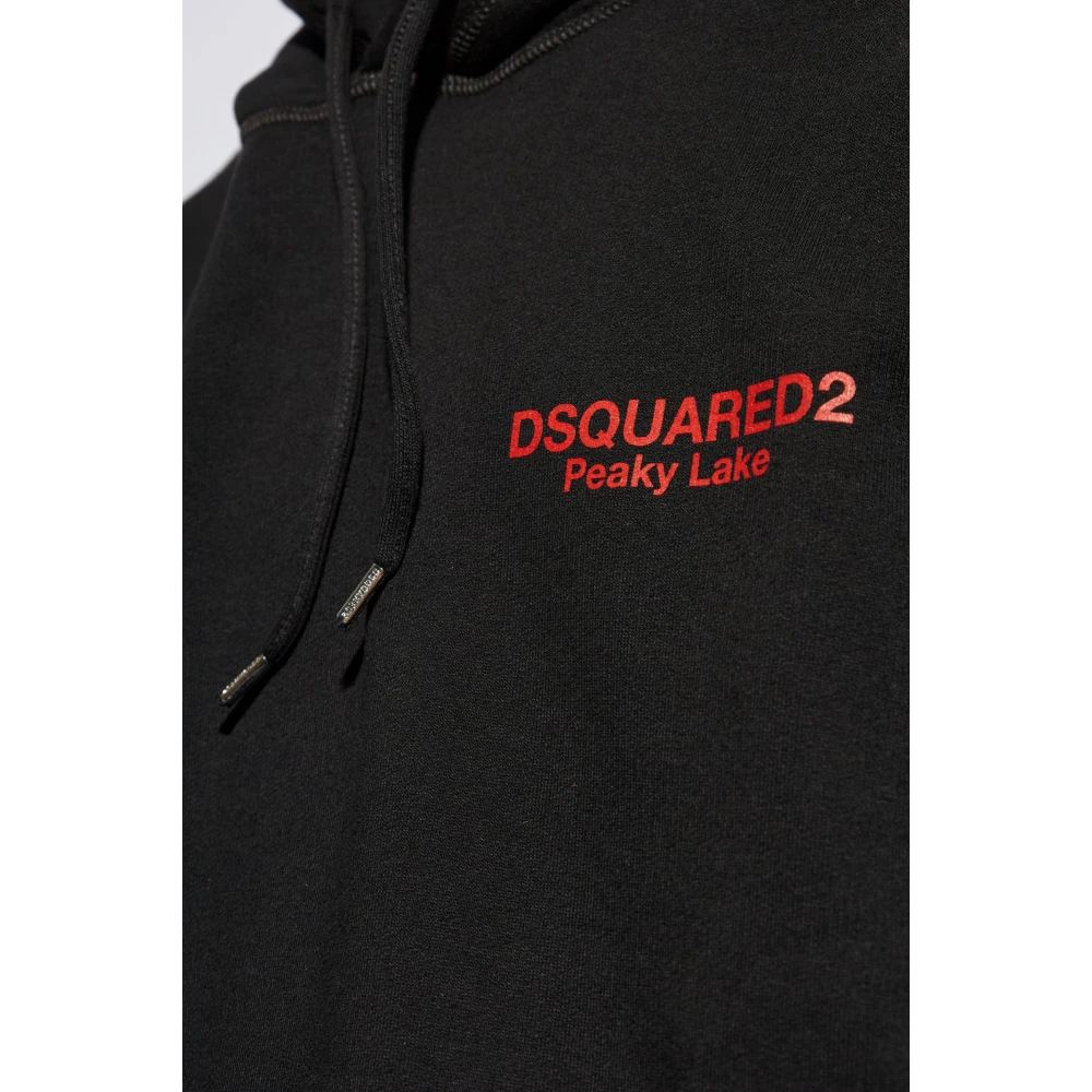 Dsquared2 Sweatshirt met logo Black Heren
