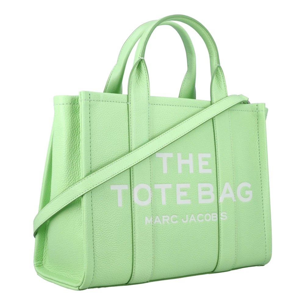 Marc Jacobs Stijlvolle Leren Tote Tas Green Dames