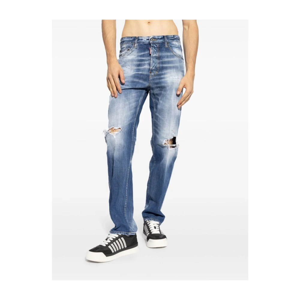 Dsquared2 Blauwe Casual Broek Blue Heren