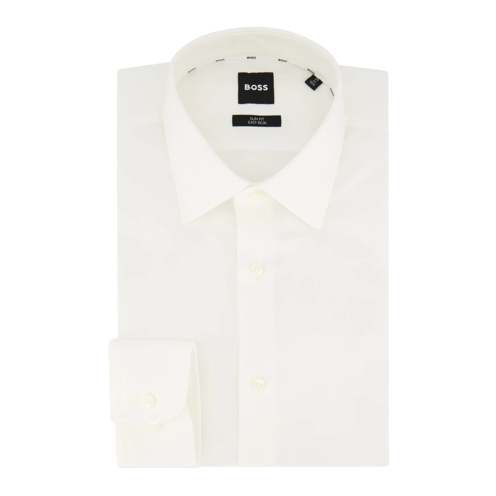 Hugo Men's White Business Shirt With Long Sleeves - Formal Shirts - 2XL - Shirts