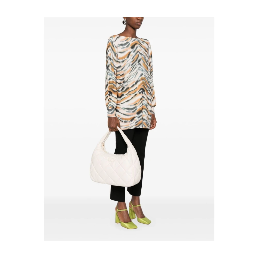Twinset Witte Gewatteerde Schoudertas White Dames