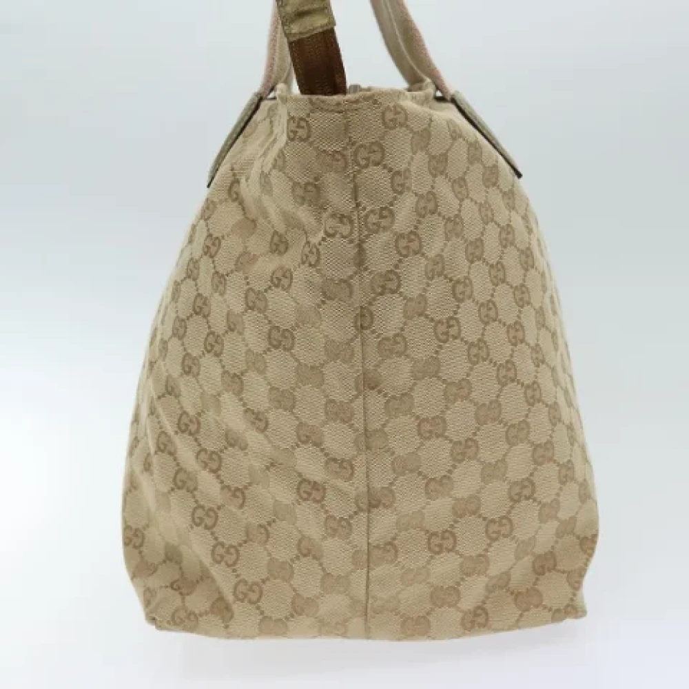 Gucci Vintage Pre-owned Canvas gucci-bags Yellow Dames