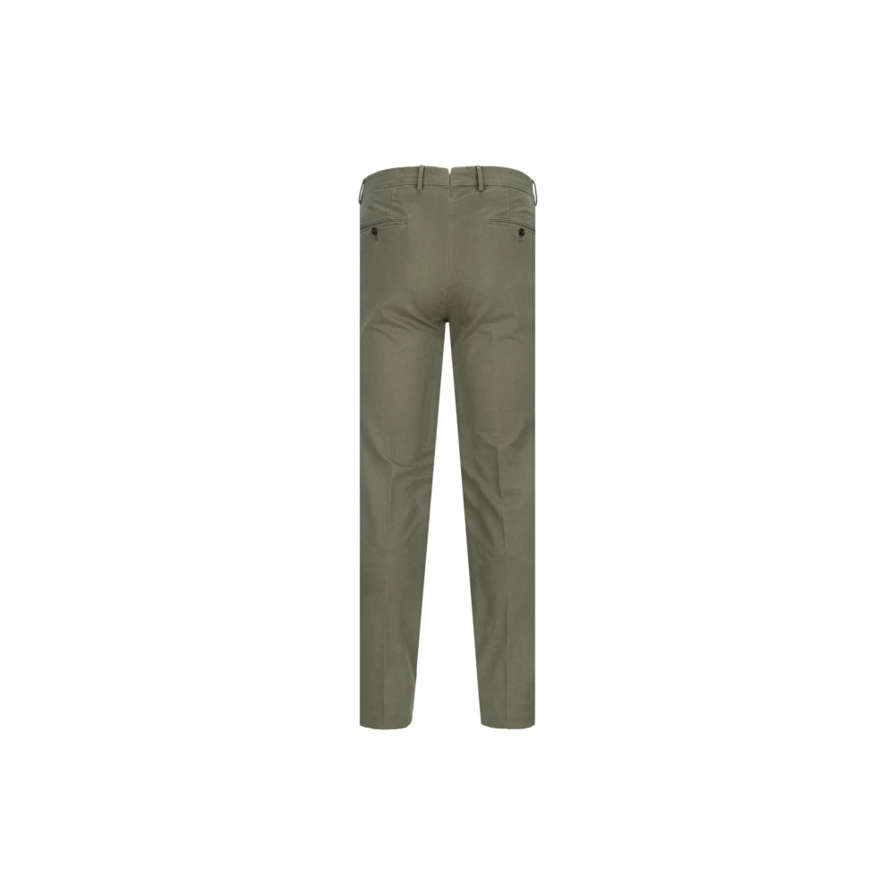 PT Torino Heren Knoop Rits Broek Green Heren