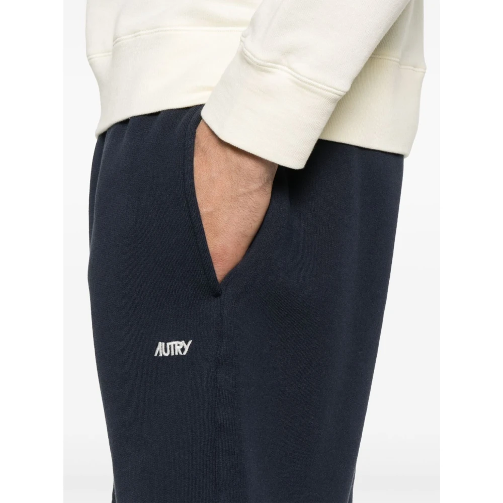 Autry Geborduurde Logo Short Blue Heren