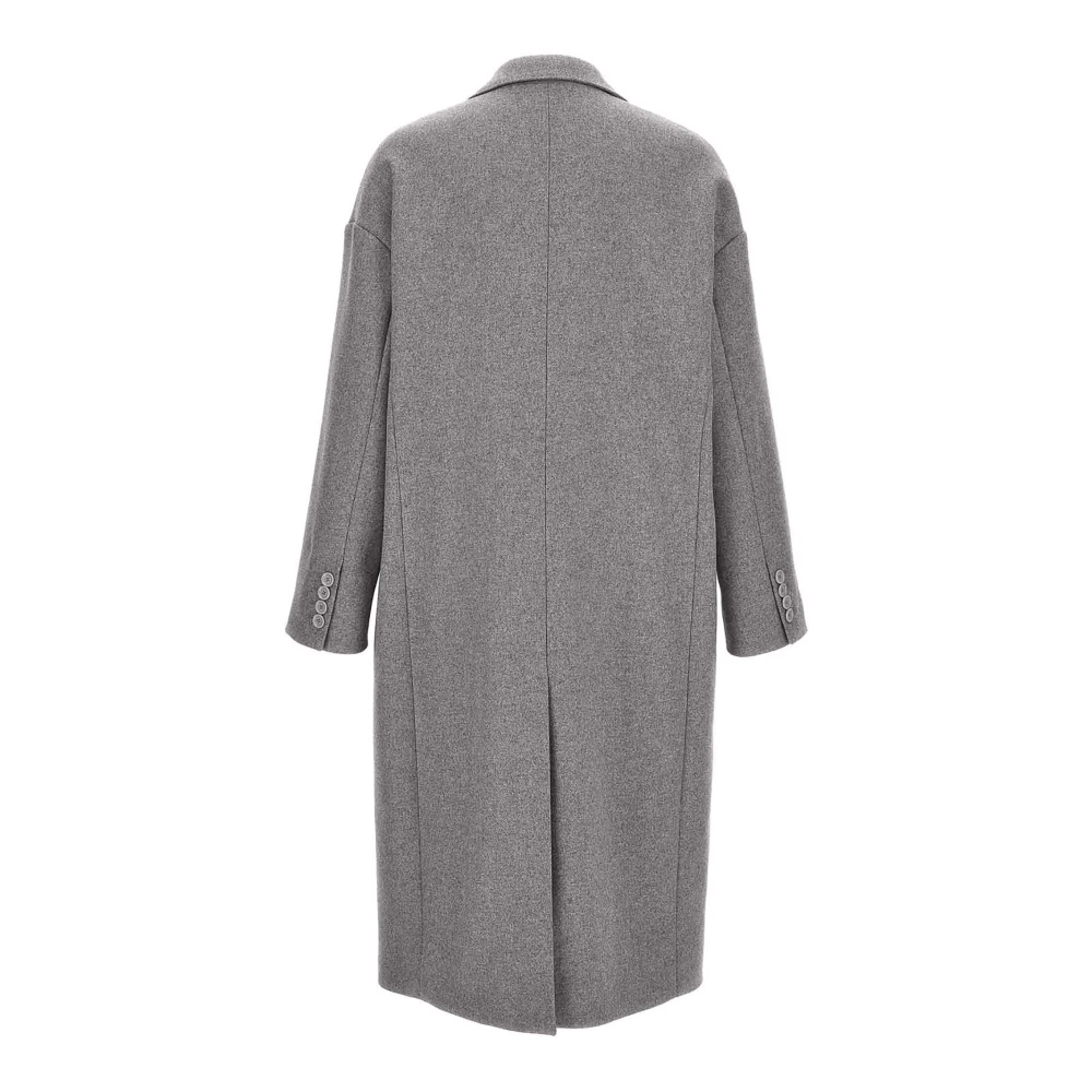 Dolce & Gabbana Oversized Jas Gemaakt in Italië Gray Heren