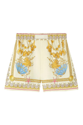 shorts-jaunes-en-soie-a-imprime-baroque